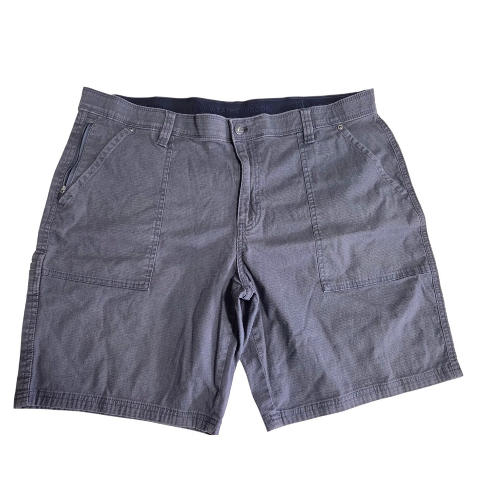 WP Weatherproof Utility Trail Hiking Shorts Mens W 40" Dark Gray Ripstop Pockets